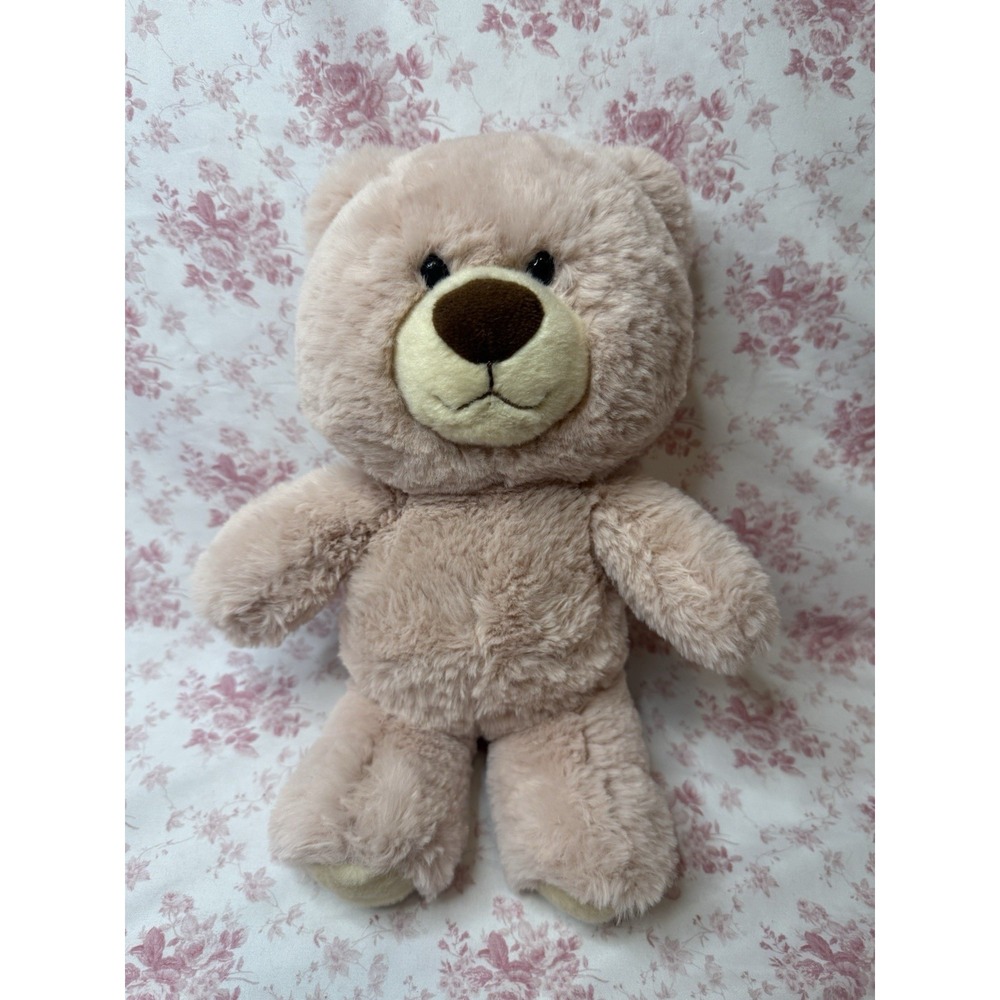 Aurora Hugga Wug Bear Plush Tan Teddy Bear Stuffed Animal 14"